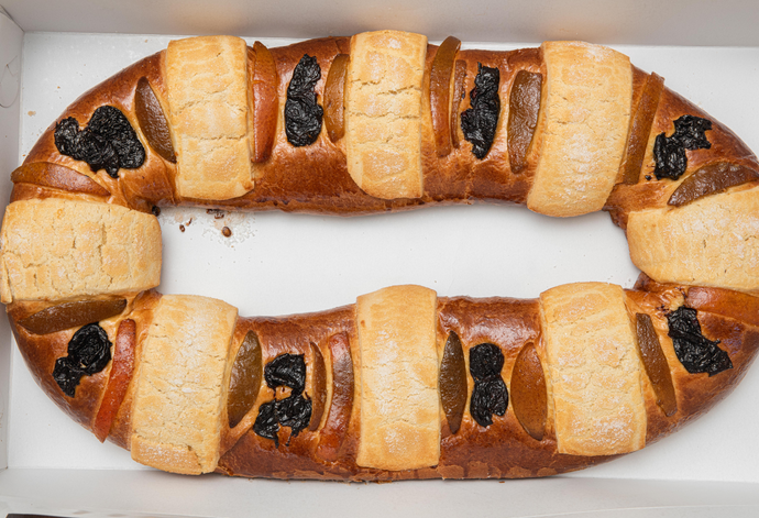 Rosca de reyes tradicional grande